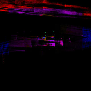 colofrul abstract lines on black background