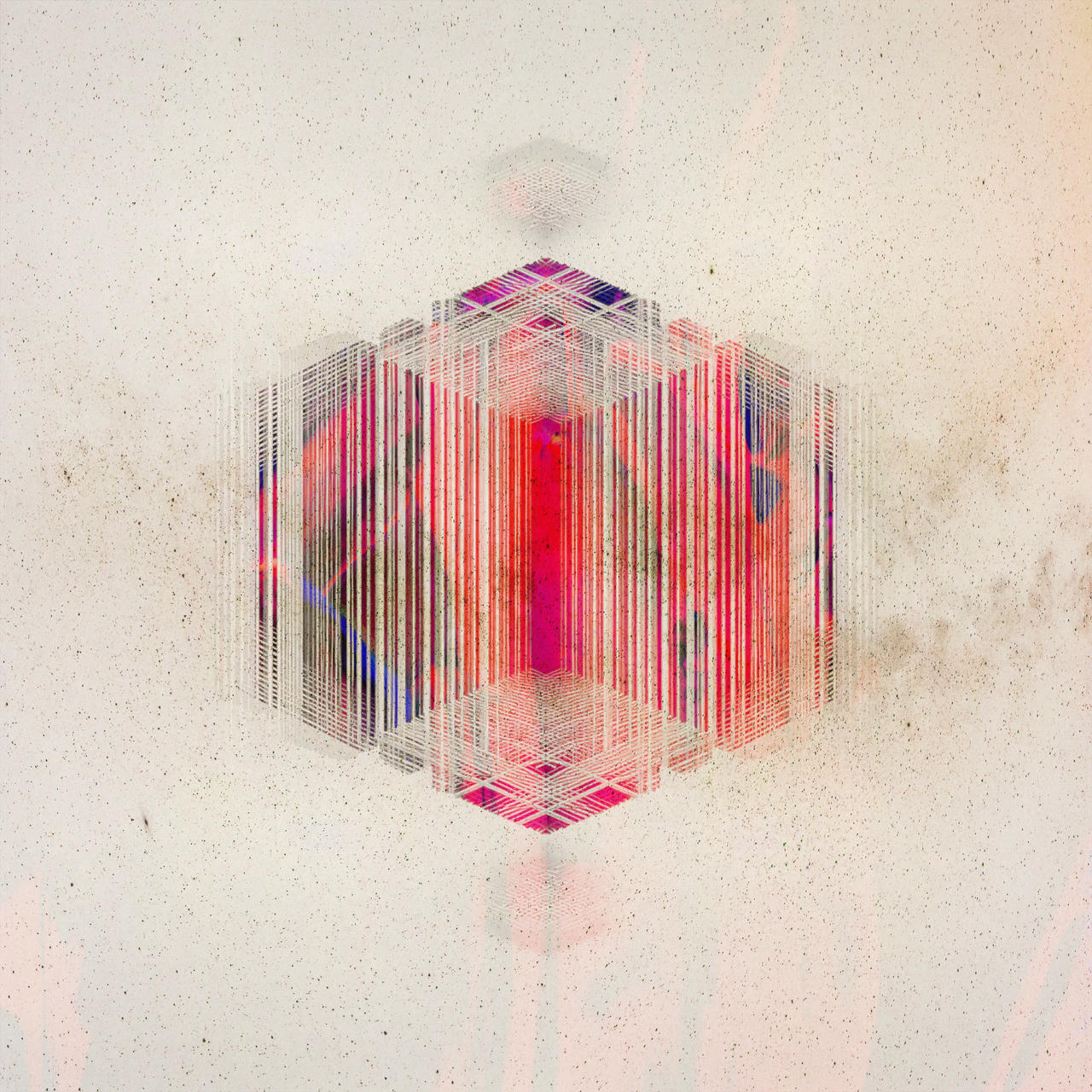 Das Wort "Oida", mit bunter Kreide auf den Gehsteig gekritzelt